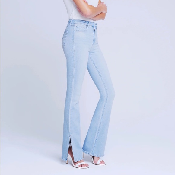 L'AGENCE Abilene High Rise Baby Bootcut Jeans in Aster, NWT - Picture 2 of 5